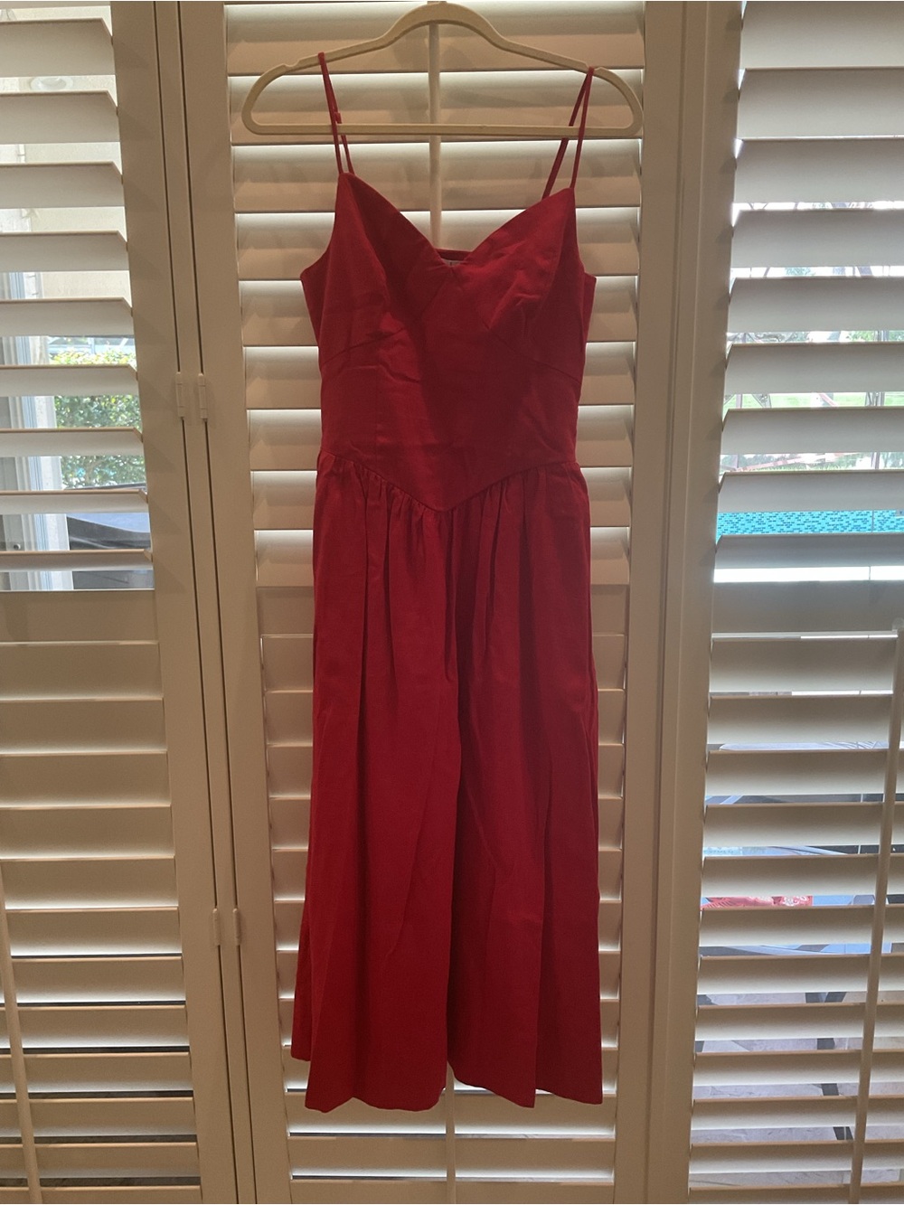 Christian Lacroix Red Midi Dress